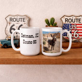 Mug âne souriant, Oatman Arizona, Route 66