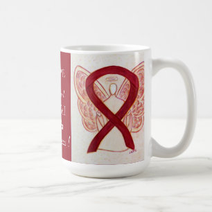 Mug Anémie de la faucille Sensibilisation Ruban Angel