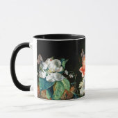 MUG ANÉMONES ROUGES ROSE FLEURS BLANCHES, BOUTTERFLY E (Gauche)