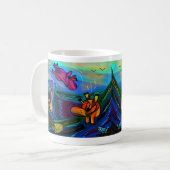 Mug ânes nageant (Devant gauche)