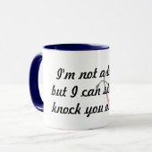 Mug anesthésie frapper médecin pun drôle de canon (Devant gauche)