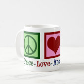 Mug Anesthésiologie de l'amour pour la paix (Devant gauche)