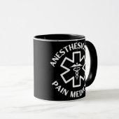 Mug Anesthésiologie Douleur Médecin Infirmière Infirmi (Devant droit)