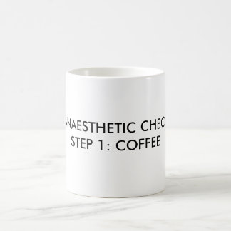 MUG ANESTHÉSIQUE CHECKSTEP 1 : CAFÉ