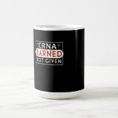 Mug Anesthésiste d'anesthésiste enregistré par CRNA (Centre)