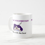 Mug ANESTHÉSISTE d'INFIRMIÈRE, sommeil avec le (Devant gauche)