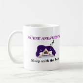 Mug ANESTHÉSISTE d'INFIRMIÈRE, sommeil avec le (Gauche)