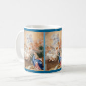Mug Ange béni par annonce de Vierge Marie religieux (Devant gauche)