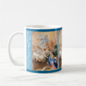 Mug Ange béni par annonce de Vierge Marie religieux (Gauche)