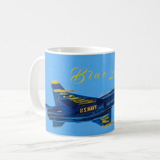 Mug Ange bleu (Devant gauche)