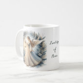 Mug Ange céleste d'hiver Lanterne de paix (Devant gauche)