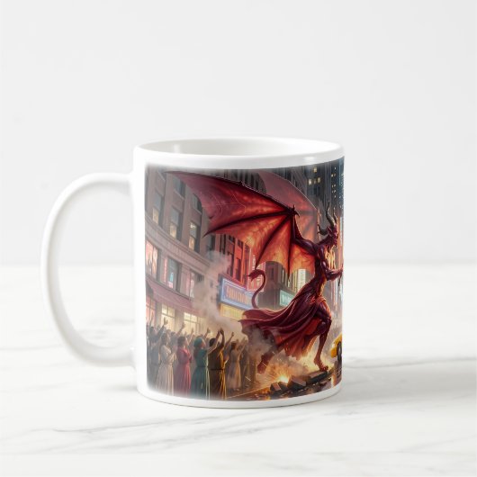 Mug Ange contre démon : bataille épique dans les rues (Gauche)