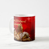 Mug Ange couchant Bébé Jésus Noël (Devant gauche)