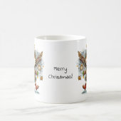 Mug Ange d'art populaire de Noël (Centre)