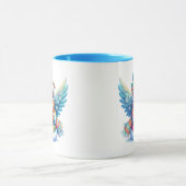 Mug Ange de neige de Noël (Centre)