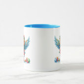 Mug Ange de neige de Noël (Centre)