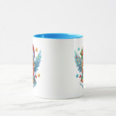 Mug Ange de neige de Noël (Centre)