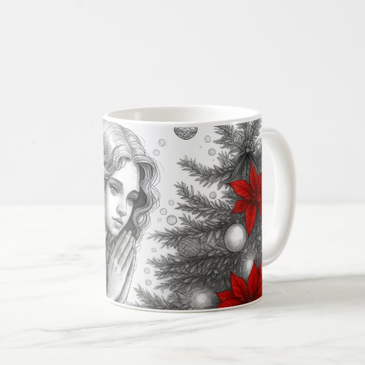 Mug Ange de Noël (Devant droit)