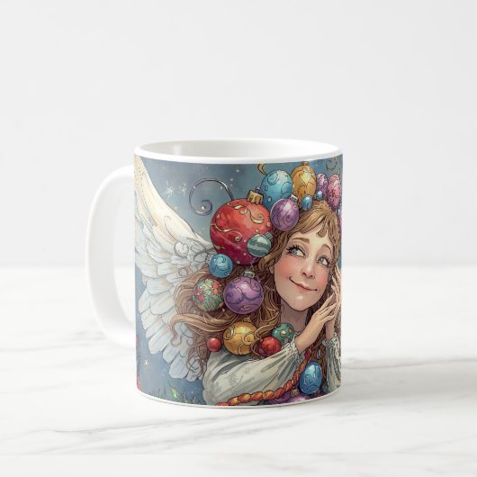 Mug Ange de Noël (Devant gauche)