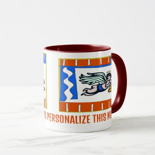 Mug Ange de Noël (Devant droit)