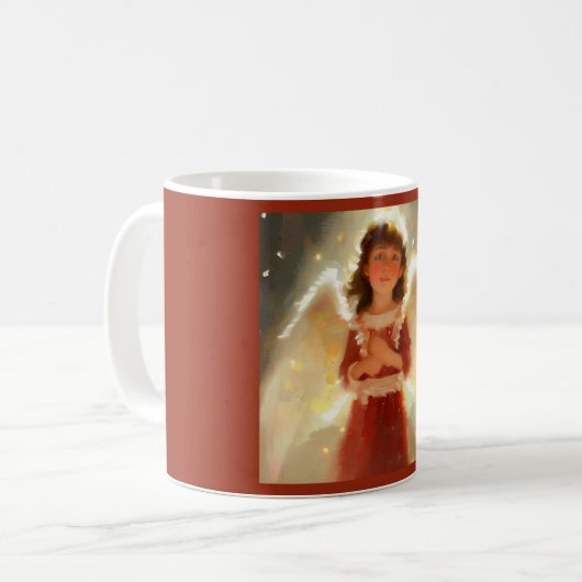Mug Ange de Noël 4 (Devant gauche)
