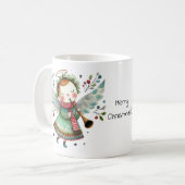 Mug Ange de Noël avec corne (Devant gauche)
