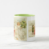 Mug Ange de Noël avec enfants (Centre)