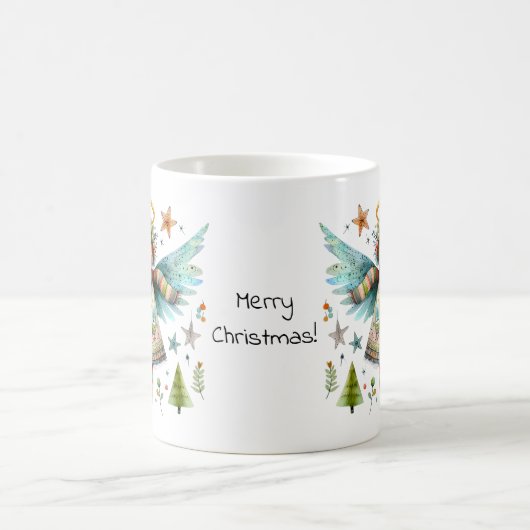 Mug Ange de Noël lunatique Joyeux Noël (Centre)