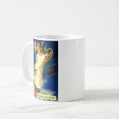 Mug Ange de Noël Vintage à la harpe (Devant gauche)