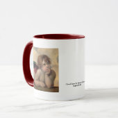 Mug Ange de Sistine Madonna, Raphael 1514 (Devant gauche)