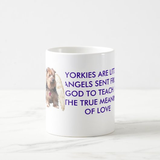 Mug Ange de Yorkie (Centre)