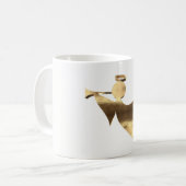 Mug Ange D'Or Jouer La Trompette Noël (Devant gauche)