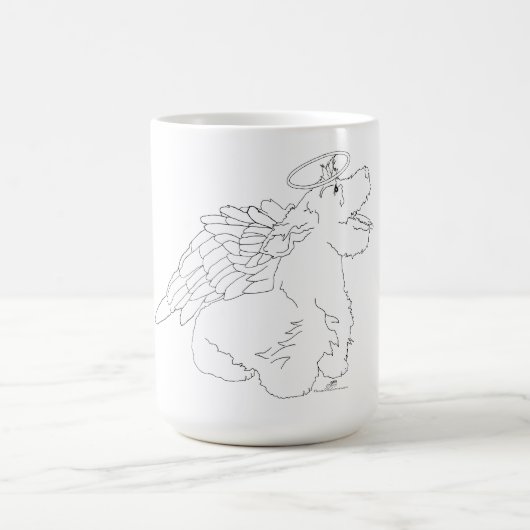 Mug Ange du chien écossais (Centre)