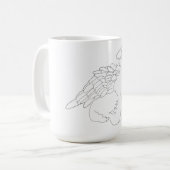 Mug Ange du chien écossais (Devant gauche)