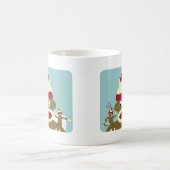 Mug Ange et diable de singe de chaussette (Centre)