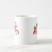 Mug Ange ethnique de conscience "de ruban rouge" (Centre)