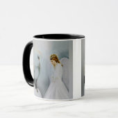 Mug Ange gardien de soin et hibou blanc (Devant gauche)