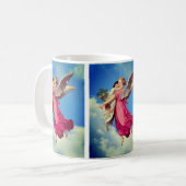 Mug Ange Gardien Et Art Vintage Enfant (Devant gauche)