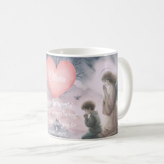 Mug Ange gardien et enfant priant ensemble (Devant droit)