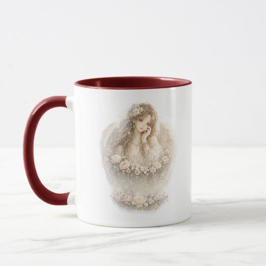 Mug Ange Gardien Floral (Gauche)