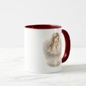 Mug Ange Gardien Floral (Devant droit)