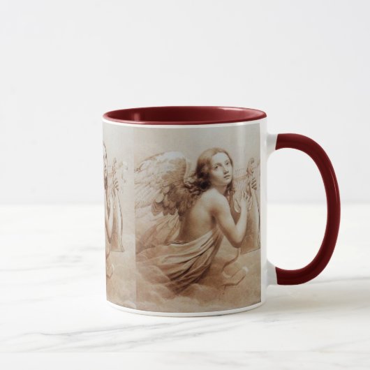 MUG ANGE JOUER LYRA SUR LES NUAGES (Droite)
