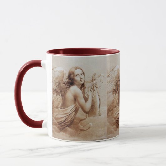 MUG ANGE JOUER LYRA SUR LES NUAGES (Gauche)