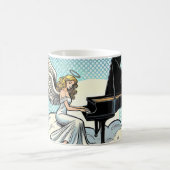 Mug Ange musical au piano (Centre)