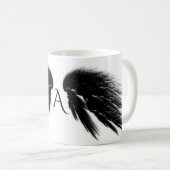 Mug ANGE NOIR AILES Monogramme (Devant droit)