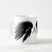 Mug ANGE NOIR AILES Monogramme (Devant gauche)