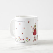 Mug Ange rouge de l'amour (Devant gauche)