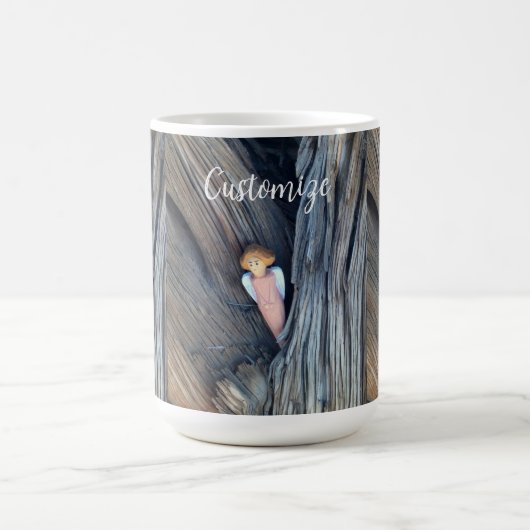 Mug Ange sculpté dans l'arbre Thunder Cove (Centre)
