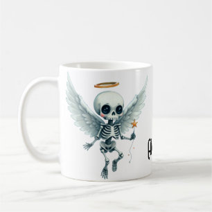 Mug Ange squelette – Le côté doux de l'au-delà.