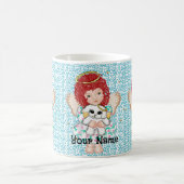 Mug Ange tenant un chien (Centre)